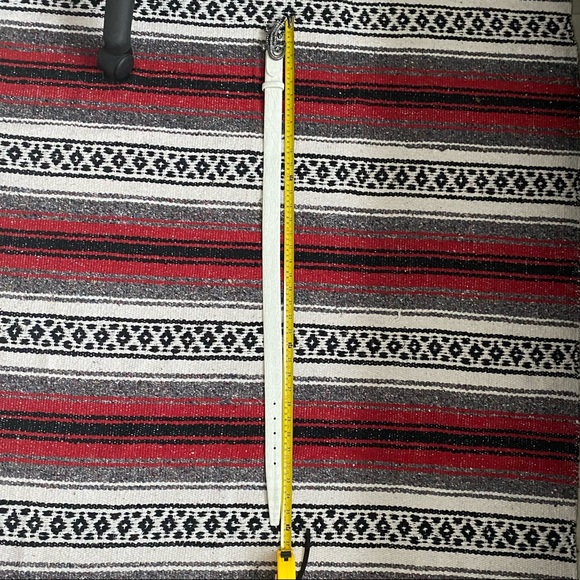 Ambrosi Abrianna white crocodile leather belt XS - Picture 13 of 16